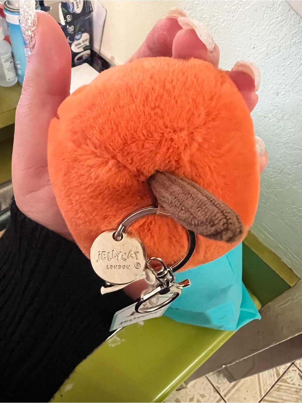 JACK O LANTERN PLUSH HALLOWEEN KEYCHAIN - Picture 6 of 6